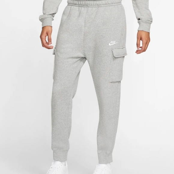 nike jogger sweatpants grey